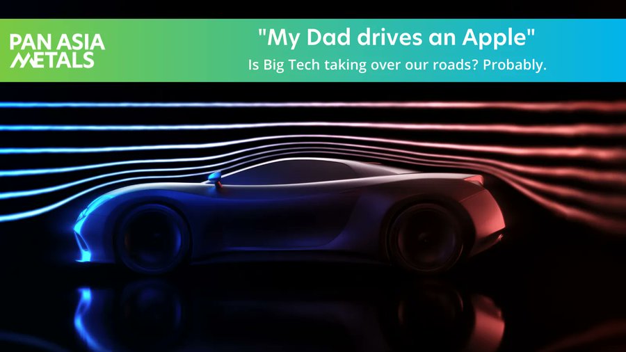  “My dad drives an Apple.”